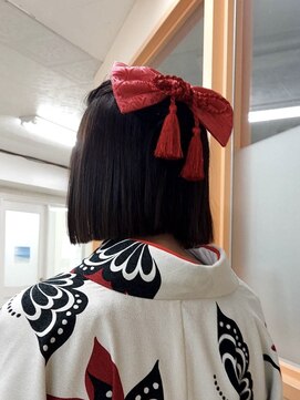 美容室 マムズ 卒業式