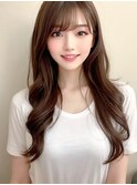 流し前髪　韓国巻き　Gypso 池袋