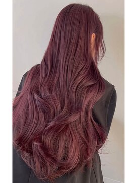 シイム(CYM) ブリーチなしダブルカラー/ローズピンク/ロングレイヤー