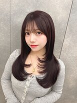 クム(kumu)&nbsp;【kumu】 ロングレイヤー/顔周りカット/栄/名古屋