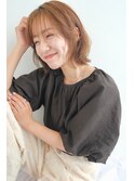 大人フェミニンボブ