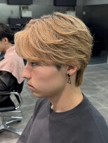 ジーニー 千葉(GENiE)&nbsp;ウルフ/センターパート/カルマパーマ/ニュアンスパーマ/古荘竜生