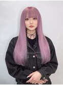 ラベンダーピンク/シールエクステ/ホワイトピンク