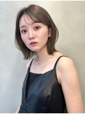 前髪顔まわりボブレイヤーボブ顔まわり縮毛矯正ヤマモトケント