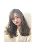  艶髪グレージュ/髪質改善カラー
