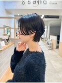 30・40代ママ世代に人気！透明感カラー×若見えショート