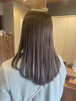 ヴァロ(Valo)&nbsp;ツヤツヤ髪質改善伸ばしかけロングヘア/ブルージュ