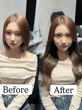エクステ×韓国ヘア