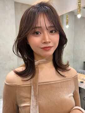 レイヤーカット/韓国ヘア/くびれ巻き