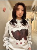 セミロングレイヤー