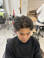 イーラ アメ村店(era)&nbsp;サーフバックパーマ/メンズ/刈り上げ/眉毛/ツイスト