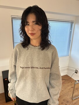 ギャザー 豊橋(Gather) 簡単スタイリング再現性◎ミディアムレイヤー