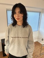 ギャザー 豊橋(Gather) 簡単スタイリング再現性◎ミディアムレイヤー