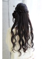 シィーム(cime)&nbsp;ヘアアレンジ　ハーフお団子