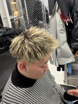 リプレイ 草津店(RIPLAY)&nbsp;MEN’S HAIR/ブルーブラック/フェザーパーマ/草津