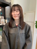 フレイムス ヘアアンドリラックス 吉川店(Frames hair&relax)&nbsp;顔周りレイヤー