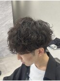 爽やか好印象メンズ波巻きパーマ