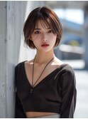 ボブミルクティーブロンドダークブルーワンホンレイヤー30代40代
