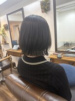 ヘアーサロン ラフリジー(Loufreasy)&nbsp;艶感たっぷり◎地毛風カラー×ぱつっとボブ