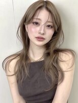 イリス 名古屋 名駅(Iris)&nbsp;レイヤーカット/ミルクティーベージュ/ハッシュカット