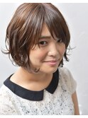 外ハネナチュラルボブ