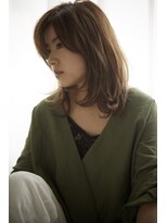 ミンクス 銀座店(MINX) 【MINX小池】柔らかなニュアンスカールのミディアムレイヤー