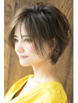 エル(LE)&nbsp;ヴェールウェーブブルージュアシメ似合わせカットショート