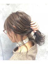 ソワンドブレス 阿倍野店(soin de brace)&nbsp;ミルキーカラー/無造作ウェーブ