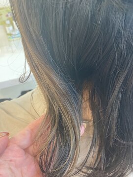 ヘアー バイ ミーズ(hair by Mii’s) #インナーカラー　#アッシュベージュ