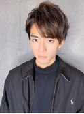20代30代メンズナチュラルかきあげショートワイルド