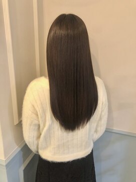 フレーム へアアンドトリートメント 天王寺北口店(FRAME) [FRAME 天王寺北口店] 艶カラー透け感グレージュ