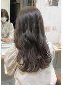 赤みを最大限抑えたオリーブベージュ 艶髪【横浜】