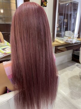 アイズウェスト(I's WEST) カット/ブリーチリタッチ/ワインレッド/函館