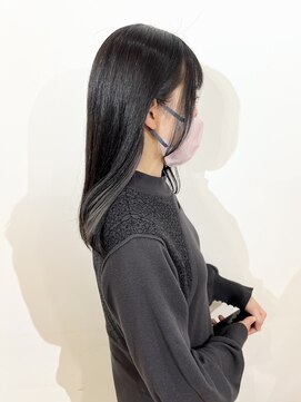 バブ バイネオリーブ(Bab by neolive) 暗髪 インナーカラー グレー グレージュ