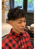 【ルドローブラント】ショートマッシュ 癖毛風パーマ