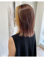 ループ(LOOP)&nbsp;フェイスフレーム／イエロー/ティントバーブラウン