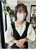透明感増し増しアッシュカラー