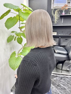 チュダック(ChuDuck) 韓国風《グレージュ》ブリーチ/ケアブリーチ/ダブルカラー