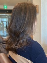 レガロヘアーデザイン(Regalo hair design) ３０代40代５０代◎ハイライト入り脱白髪染カラー×レイヤー☆