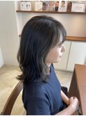 ブリーチなし☆オリーブカラー