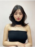 韓国風/外ハネ/ボブレイヤー/20代/10代/菱形レイヤー