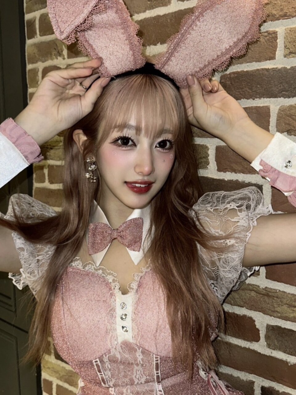 私立恵比寿中学 桜木心菜ちゃん♪ ベビーピンクくびレイヤー