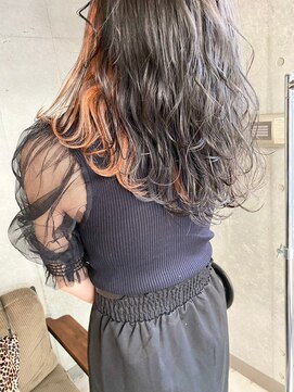 ムク 横浜店(muku) ミルクティーベージュダブルカラーケアブリーチインナーカラー