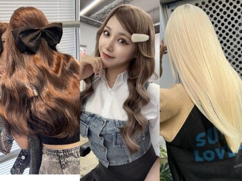 リッパー バイ レイム(Ripper by LAME)の写真/トレンドカラーの天才集団が心斎橋から集結☆最高品質のレミーエクステ使用！驚くほど自然な仕上がりに◎