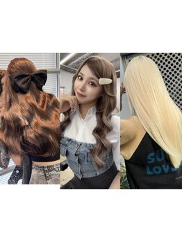 トレンドカラーの天才集団が心斎橋から集結☆最高品質のレミーエクステ使用！驚くほど自然な仕上がりに◎