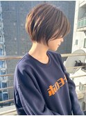 メルティカラー似合わせカットウェーブミディアムショートボブ
