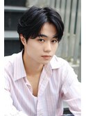 シースルーマッシュ韓国マッシュシースルーバング透明感カラー