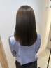 《大人の髪質革命》自然な美髪艶ストレート＋小顔似合わせカット＋艶カラー