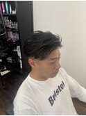 ショート ニュアンスパーマ フェード ハイライト