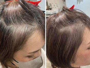ニコ 姫路(nico)の写真/白髪染めを辞めたいけど不安な方に、安心の30分初回カウンセリングで白髪診断をいたします【白髪ぼかし】
